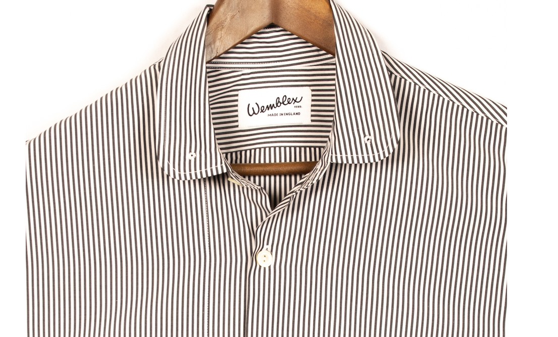 Black / White Stripe collar